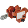 Vestil 2000 Lb Capacity Orange Geared Eye Hand Trolley