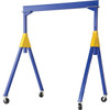 Vestil 6000 Lb Capacity Blue Steel Fixed Height Knockdown Gantry Crane 10'