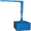 Vestil 250 Lb Capacity Blue Portable Jib Crane 10'