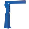 Vestil 2000 Lb Capacity Blue Floor Mounted Jib Crane