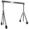 Vestil 1500 Lb Capacity Aluminum Pneumatic Caster Gantry Crane 8' X 10'