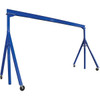 Vestil 2000 Lb Capacity Blue Steel Adjustable Height Gantry Crane 20' X 16'