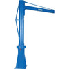 Vestil 1000 Lb Capacity Blue Multi-Station Transportable Jib Crane 6' X 8'