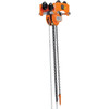 Vestil 2000 Lb Capacity Low Headroom Combination Chain Hoist And Trolley Push