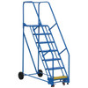 Vestil 58° Grip Strut 7-Step Rolling Warehouse Ladder 66.94"