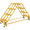 Vestil Perforated 4-Step Double Sided Portable Ladder 65.56 X 19.31"