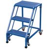 Vestil Perforated 3-Step No Handrail Portable Warehouse Ladder 31.56"