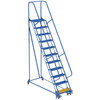 Vestil Grip Strut 11-Step Portable Warehouse Ladder 81.38"