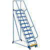 Vestil Grip Strut 12-Step Portable Warehouse Ladder 87.63"