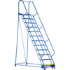 Vestil Grip Strut 12-Step Portable Warehouse Ladder 87.63 X 38.94"