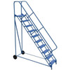Vestil 50° Perforated 10-Step Roll-A-Fold Ladder 95.81 X 34.25"