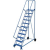 Vestil 58° Perforated 11-Step Roll-A-Fold Ladder 85.13 X 34.25"