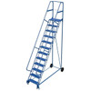 Vestil 58° Grip Strut 12-Step Roll-A-Fold Ladder 91 X 34.25"