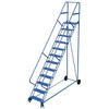 Vestil 50° Perforated 12-Step Roll-A-Fold Ladder 113.31 X 34.25"