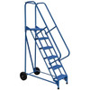 Vestil 58° Grip Strut 6-Step Roll-A-Fold Ladder 53.75 X 28"