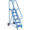 Vestil 58° Perforated 6-Step Roll-A-Fold Ladder 53.75 X 28"