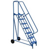 Vestil 58° Perforated 7-Step Roll-A-Fold Ladder 60.63 X 28"