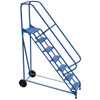 Vestil 50° Perforated 7-Step Roll-A-Fold Ladder 70.81 X 28"