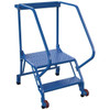 Vestil 50° Grip Strut 2-Step Tip-N-Roll Straddle Ladder 44.81 X 29.5"
