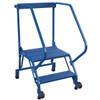 Vestil 50° Perforated 2-Step Tip-N-Roll Straddle Ladder 44.81 X 29.5"