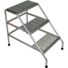 Vestil 3-Step Knock-Down Aluminum Step Stand 34.56 X 22.81"
