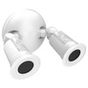 Eran 15w Int Led Twin Head Directional White Outdoor Dusk To Dawn Flood 4000k TPAR-WH