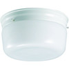 10-Inch Drum 2-Light 60w Incandescent Flush Mount Light, White 322000