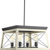 Progress Lighting Briarwood 4-Light Indoor Chandelier P400047-143