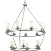 Progress Lighting Debut 15-Light Indoor Chandelier (Glass) P400017-009