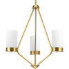 Progress Lighting Elevate 3-Light Indoor Chandelier (Glass) P400021-109