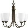 Progress Lighting Gather 5-Light Ceiling Indoor Chandelier (Glass) P4441-20