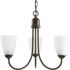 Progress Lighting Gather 3-Light Ceiling Indoor Chandelier (Glass) P4440-20