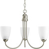 Progress Lighting Gather 3-Light Ceiling Indoor Chandelier (Glass) P4440-09