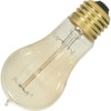 Satco Vintage A Bulb, 40 Watt, Cage, 120 Volt, Package Of 10