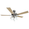 Design House Aubrey 52 In. LED Ceiling Fan With Light Satin Nickel