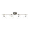 AFX Gramercy 37 In. LED Fixed Rail Fixture Satin Nickel/White, 3000k