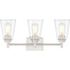 Cordelia Lighting 22.5 In. 3-Light Incandescent Bath Vanity Fixture