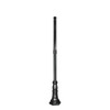 Gama Sonic 8 Feet Commercial Pole - 3 Inch Diameter, Black Powder Aluminum
