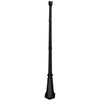 Gama Sonic 6.5 Feet Cast Aluminum Outdoor Lamp Post With 3 Inch Fitter - Black