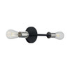 Satco Ryder 2-Light Bath Vanity Fixture (Black)