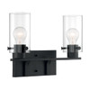 Satco Sommerset 3.25 In. 2-Light Bath Vanity Fixture