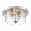 Satco 60/7190 Bransel 2-Light Flush Mount Light