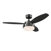 Westinghouse Alloy 42 In. 3-Blade LED Ceiling Fan With Light (Gun Metal)