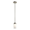 Kichler 5 In. 1-Light Pendant Fixture (Brushed Nickel)