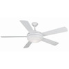 Litex Titan 52 In. 5-Blade Led Ceiling Fan W/ Light (White)