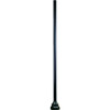 Liteco 12' Commercial Post And Base, 9-1/4h X 11" Dia, Black Aluminum