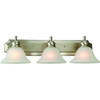Design House Bristol 24 In. 3-Light Bath Vanity Fixture Satin Nickel