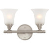 Satco Surrey 16 In. 2-Light Incandescent Bath Vanity Fixture