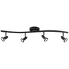 Access Lighting Cobra 33 Inch Wide Black Led Ceiling Light With Black Shade
