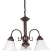 Satco Ballerina 3-Light Indoor Chandelier (Old Bronze)